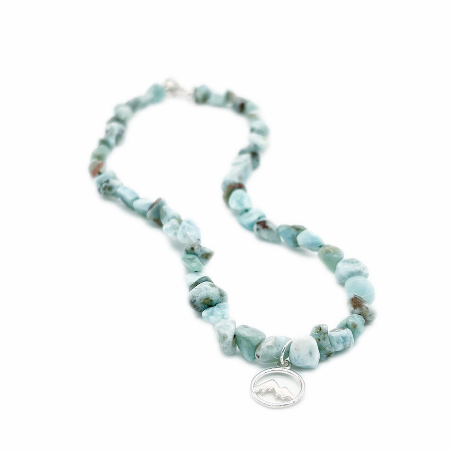 Halskette Berge mit Larimar