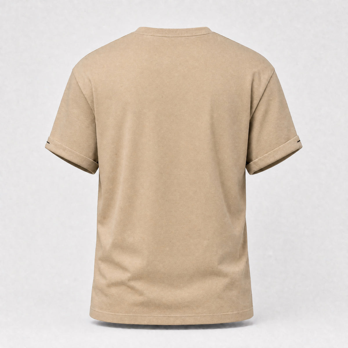 Santa Mate - Beiges T-Shirt mit Stick