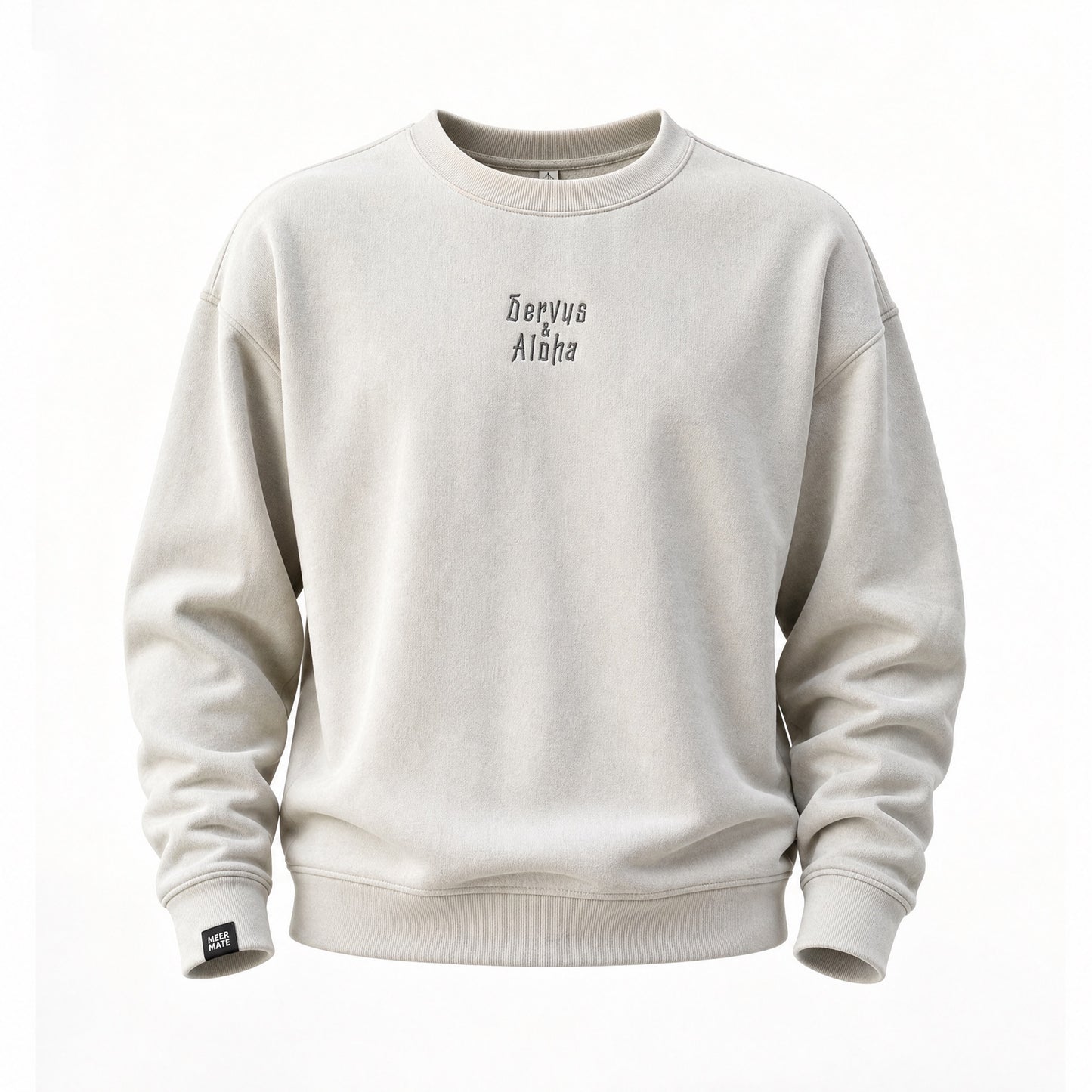 Tikki Servus Aloha - Crewneck Pullover mit dunklem Stick vorne und hinten