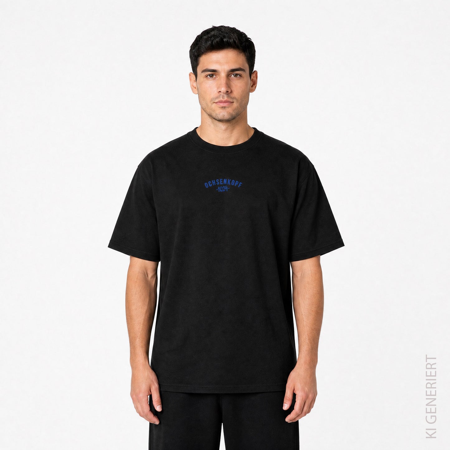 Bikepark 1024 Above & Below - Schwarzes T-Shirt mit Druck