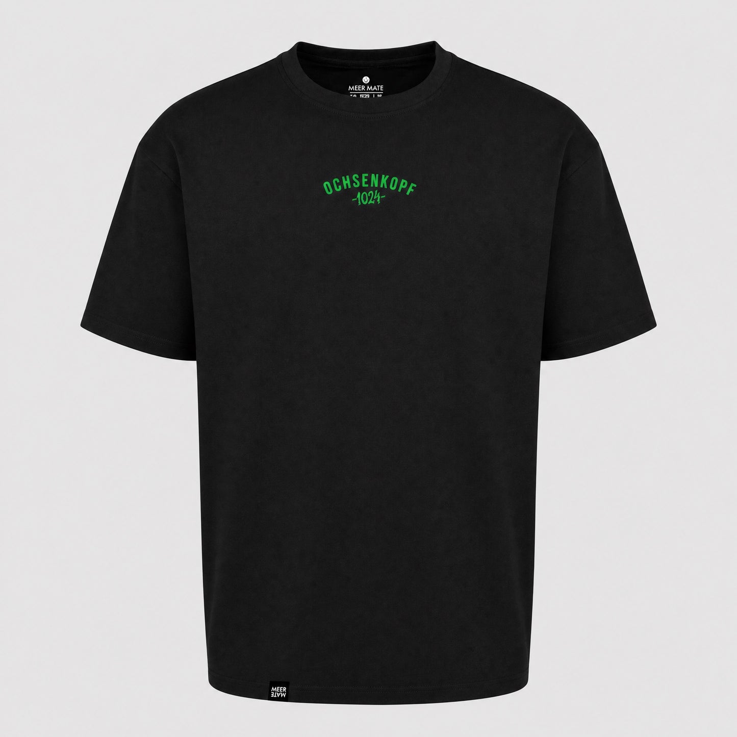Bikepark 1024 Just Trails - Schwarzes T-Shirt mit Druck und Stick