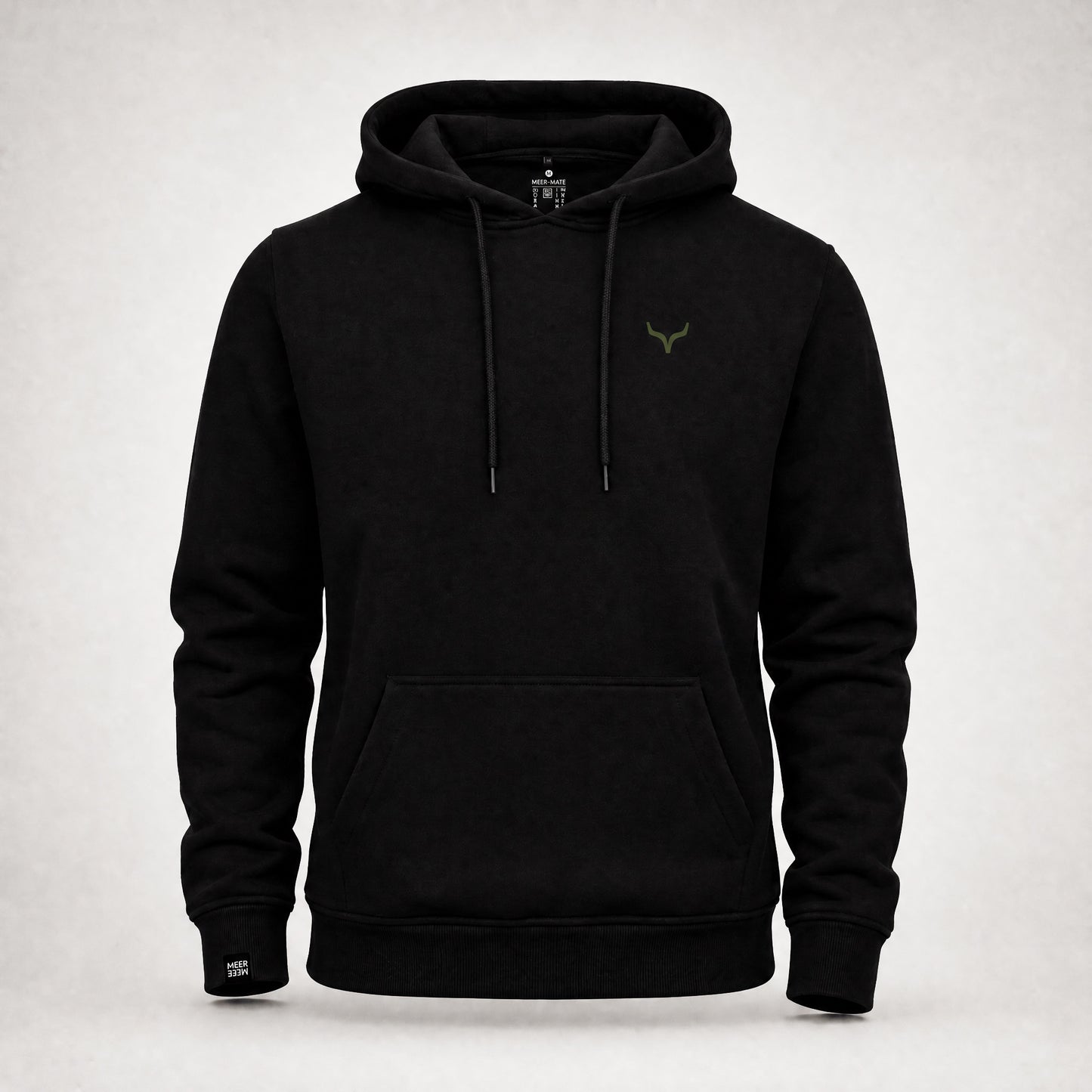 Bikepark 1024 OXenkopf - Schwarzer Hoodie mit Druck und Stick