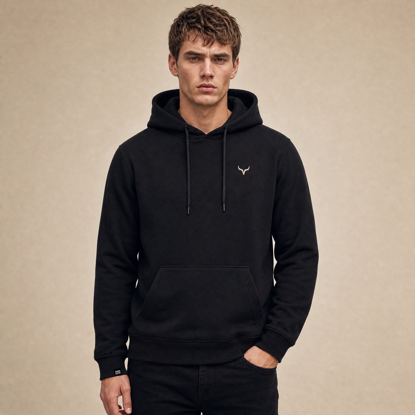 Fichtelgebirge Briefmarken - Schwarzer Hoodie mit Druck