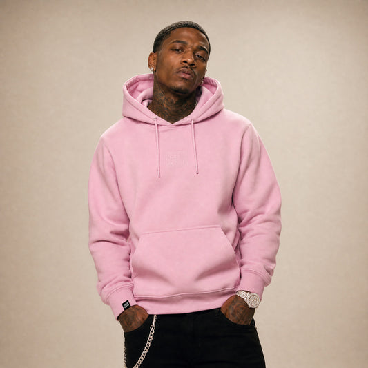 Sakura Square - Pinker Hoodie mit pinkem Stick