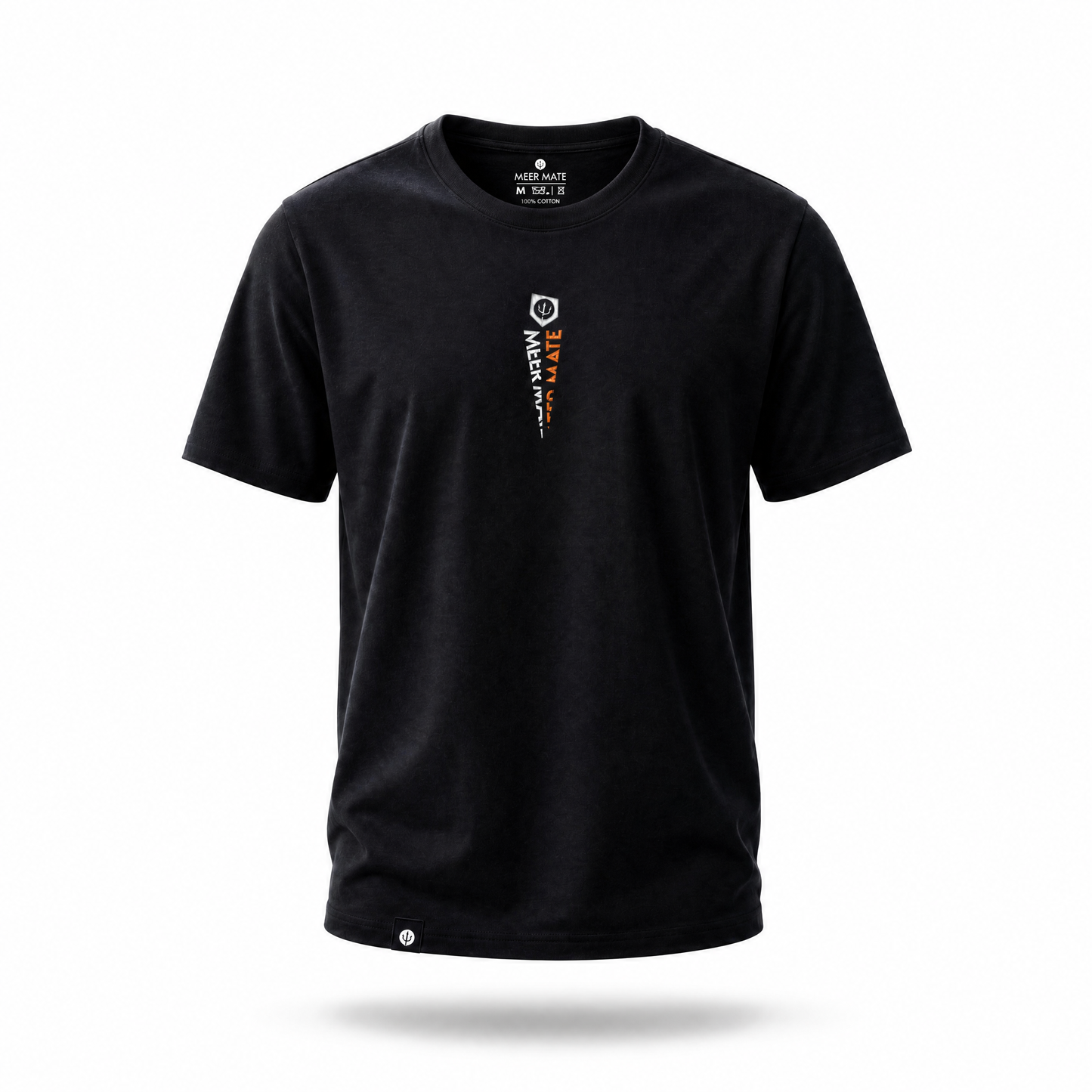 Cut - T-Shirt schwarz mit Druck vorne und hinten