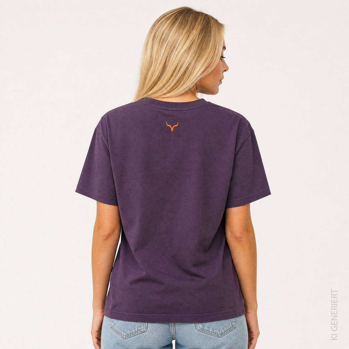 Fichtelgebirge Play Outside - Lila T-Shirt mit Druck und Stick