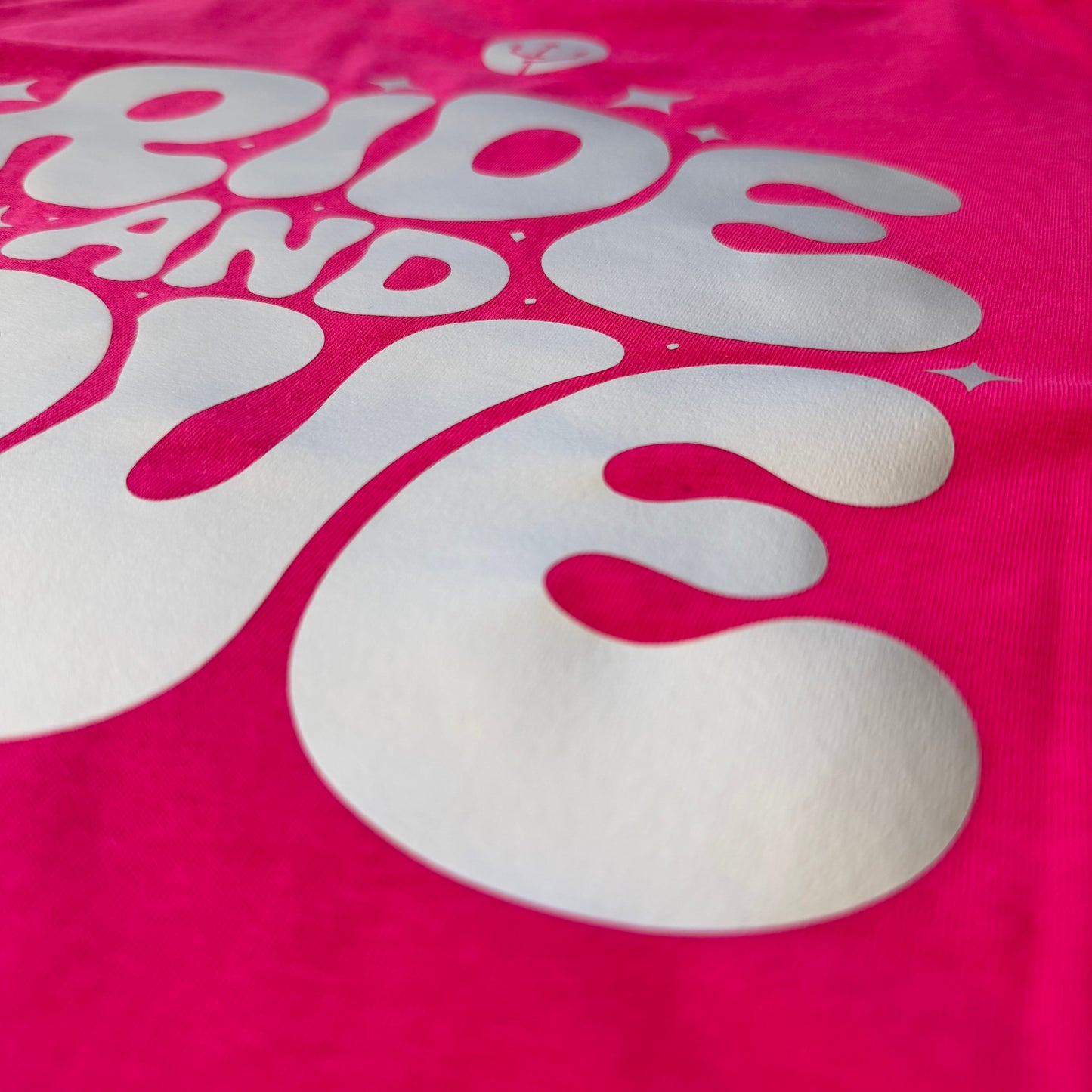 Crop Top Ride Love Pink