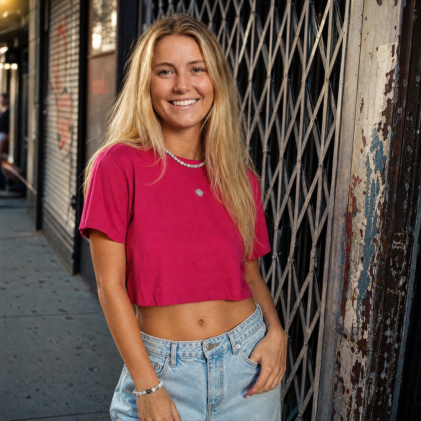 Crop Top Ride Love Pink